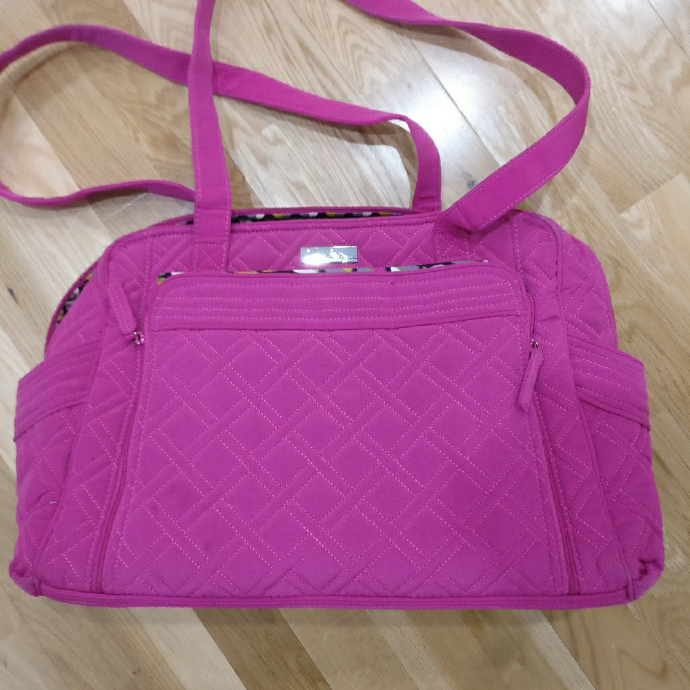Vera bradley large stroll around diaper bag